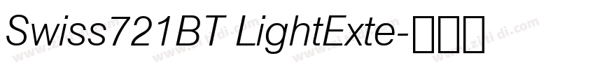 Swiss721BT LightExte字体转换